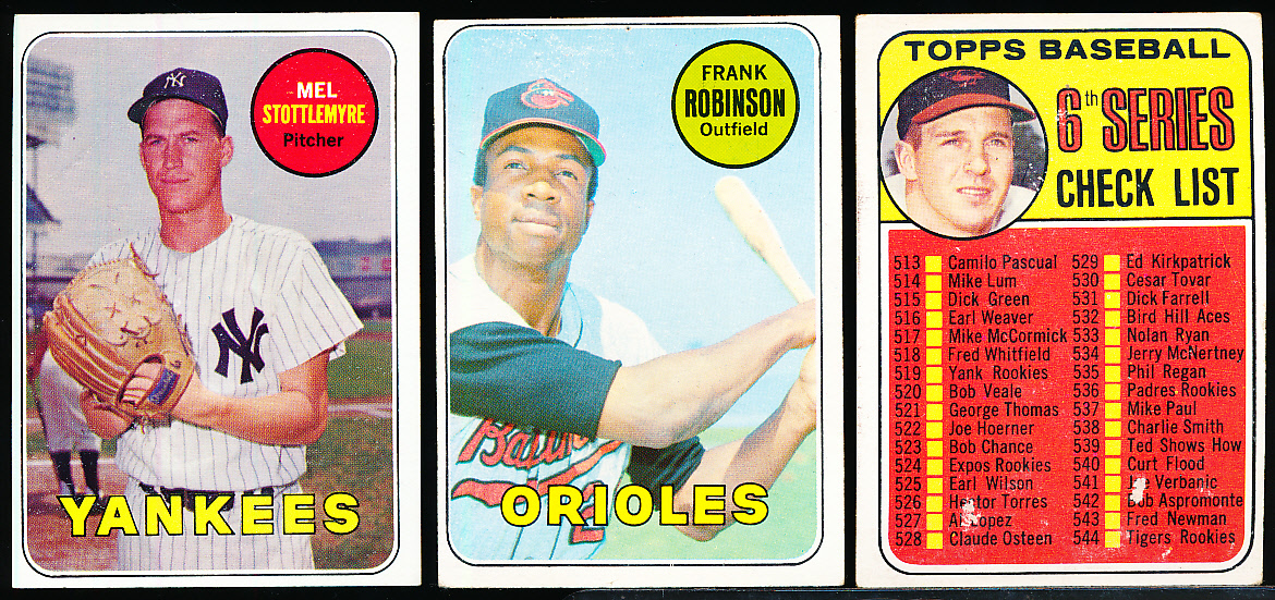 Lot Detail - 1969 Topps Bb- 15 Asst.