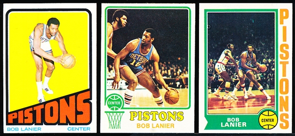 Bob Lanier Lot- 45 Assorted Cards