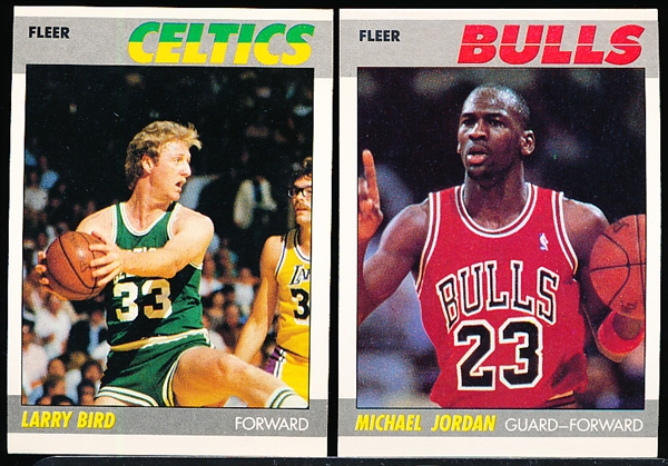 1987-88 Fleer Basketball Complete Set of 132- No Sticker Set