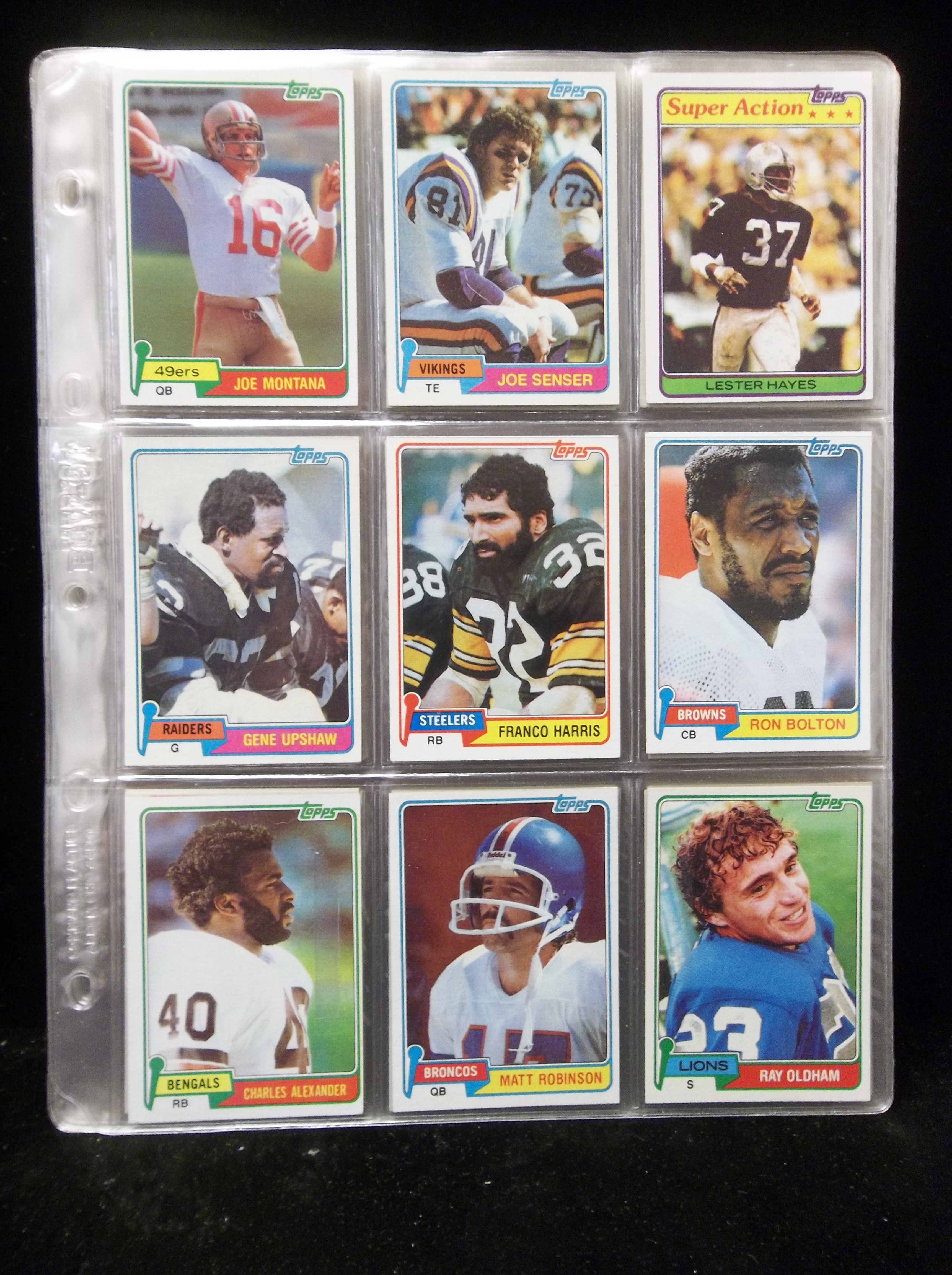 Lot Detail - 1981 Topps Football Complete Set of 528 in Pages