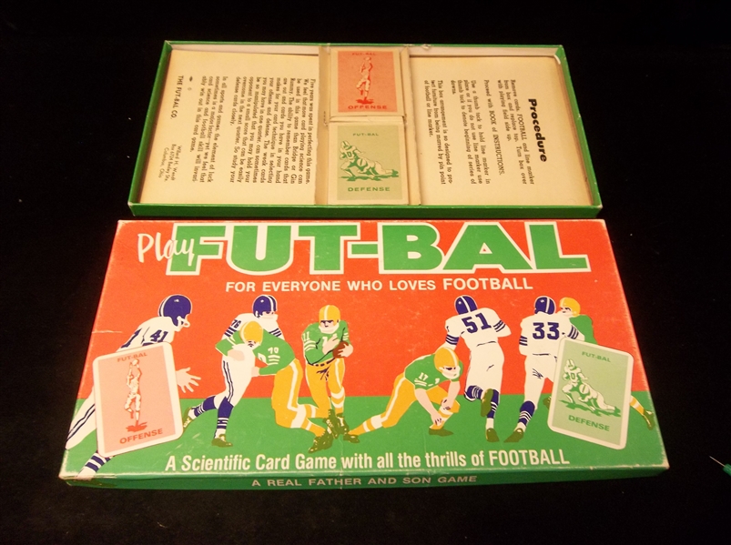 1957 The Fut-Bal Co. Football Card Game with Original Box