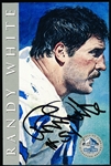 1998 Ron Mix NFL Hall of Fame Art Cards- Platinum Autographed Edition- Randy White, Cowboys