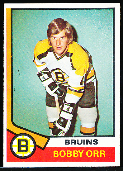 Lot Detail - 1974-75 Topps Hockey #100 Bobby Orr, Bruins