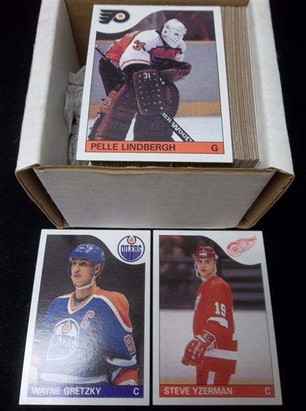 1985-86 Topps Hockey Near Set of 164/165