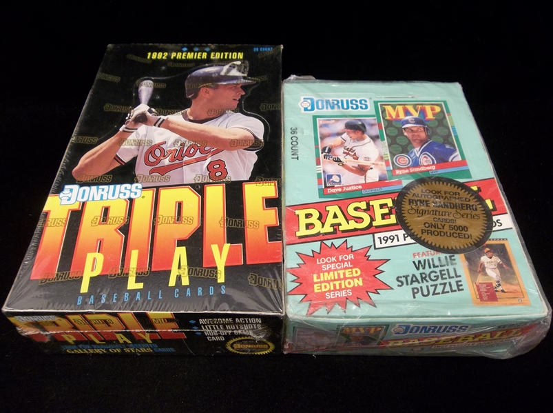 Two Unopened Baseball Boxes