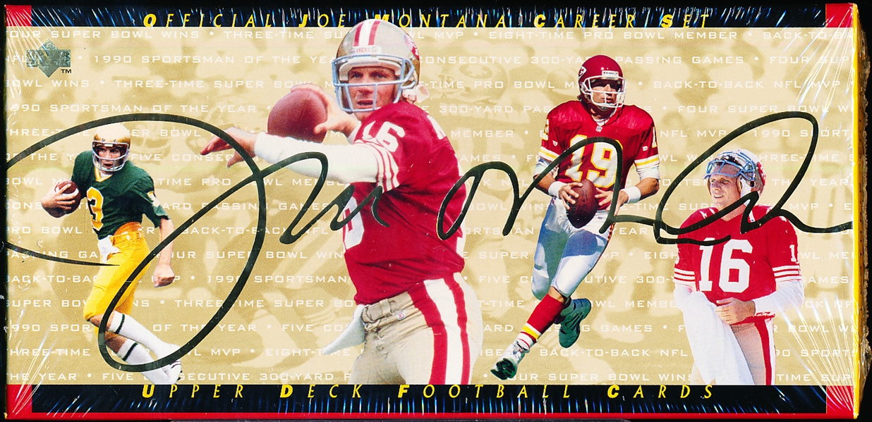 1995 Upper Deck- Joe Montana Career Set