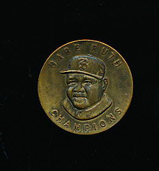 Lot Detail - 1935 Quaker “Babe Ruth Champions” Brass Club Badge (Boston ...