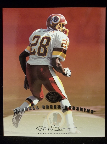 1997 Leaf Signature Ftbl. “Autographs”- Darrell Green, Redskins