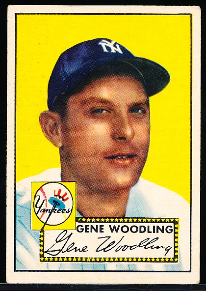 1952 Topps Baseball- #99 Gene Woodling, Yankees