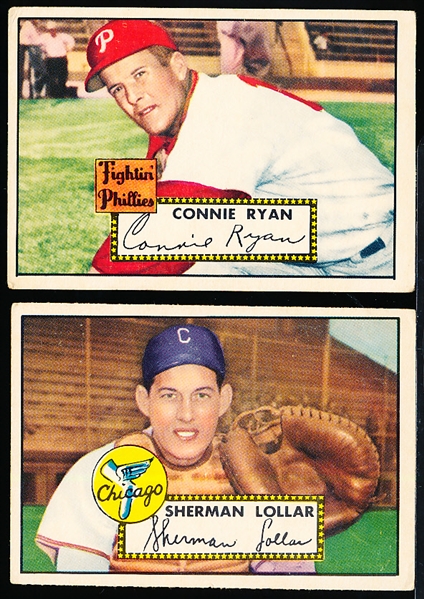 1952 Topps Baseball- 2 Cards