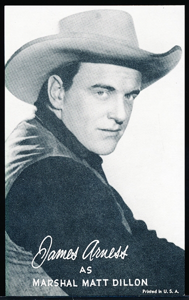 1958 Exhibit “TV Westerns”- James Arness as Marshal Matt Dillon