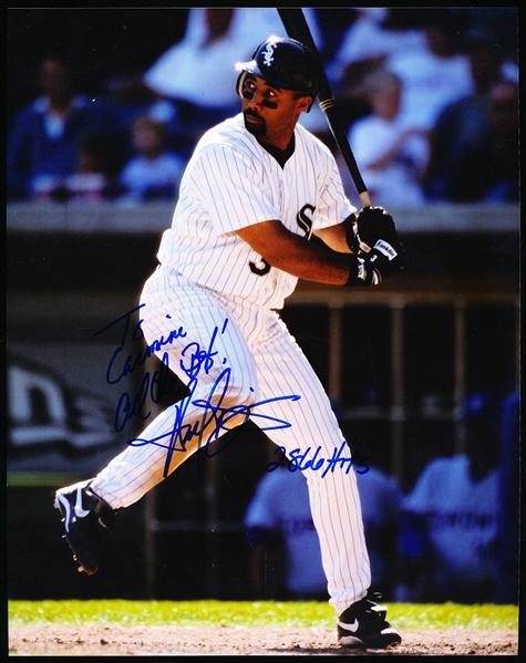 Harold Baines Autographed Chicago White Sox MLB Color 8” x 10” Photo