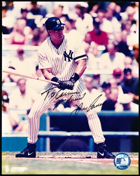 Jose Canseco Autographed New York Yankees MLB Color 8” x 10” Photo