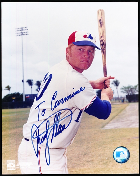 Rusty Staub Autographed Montreal Expos MLB Color 8” x 10” Photo