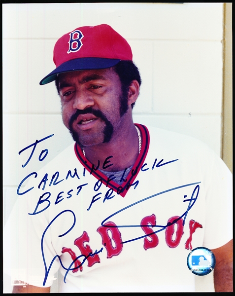 Luis Tiant Autographed Boston Red Sox MLB Color 8” x 10” Photo