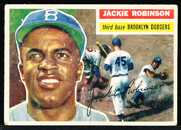 1956 Topps - Gray Back #30 Jackie Robinson for sale online