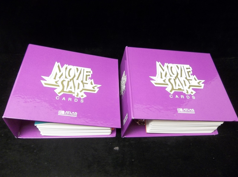 1993 Atlas Editions “Movie Star Cards”- Approx. 400 Diff. in Two Collectors Albums