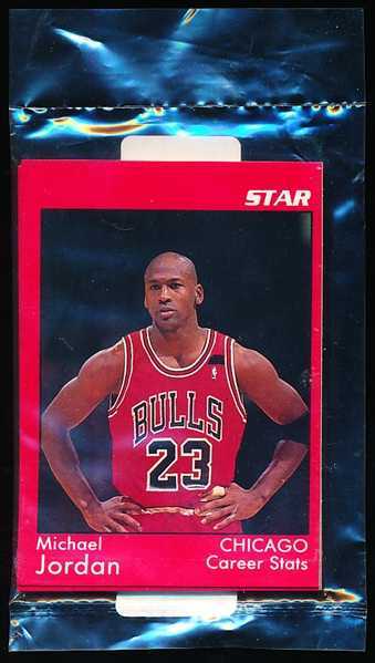 1991 Star Company- Michael Jordan Factory Sealed Set of 5 Cards- Set #383/1,000