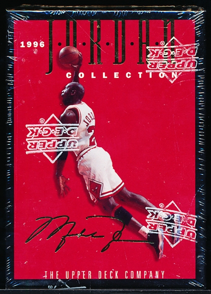 1996 Upper Deck Michael Jordan Collection Factory Sealed 3-1/2” x 5” Set of 24