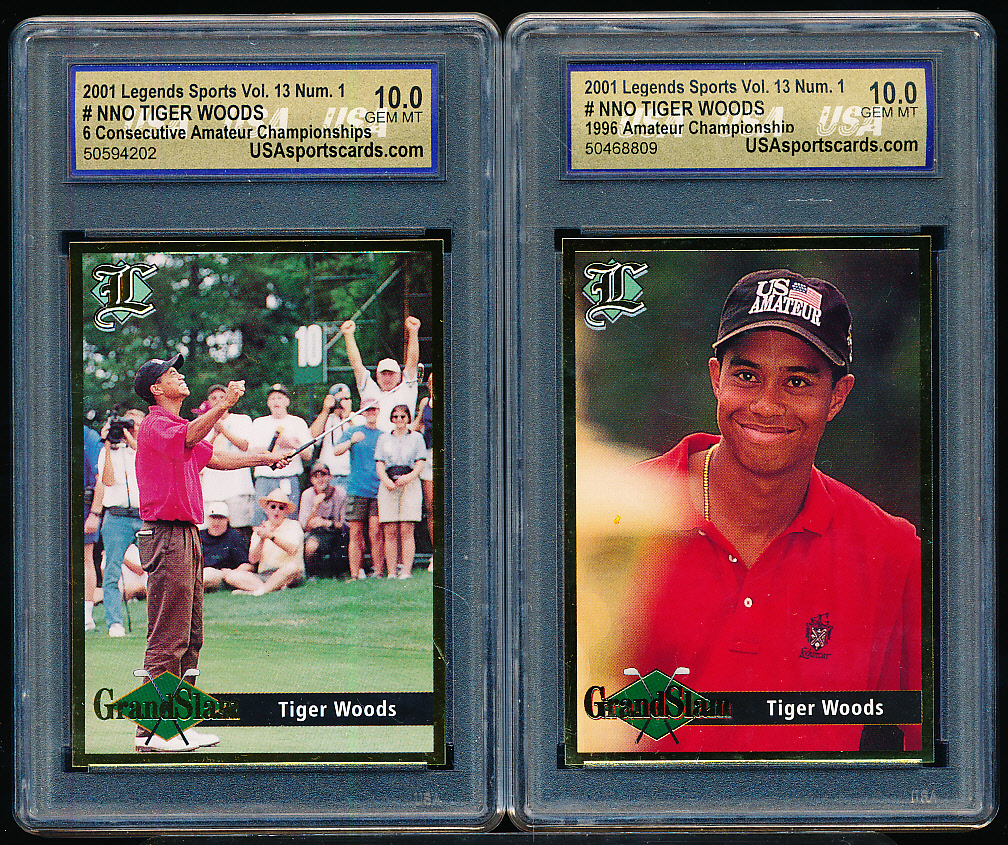 Lot Detail - 2001 Legends Sports Magazine Golf- 3 Diff. USA (Ultimate ...