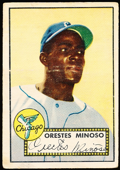 1952 Topps Bb- #195 Minnie Minoso, White Sox