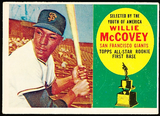 1960 Topps Bb- #316 Willie McCovey RC