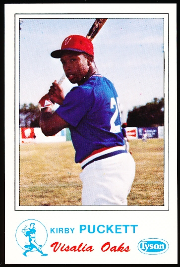 1983 Fritsch Cards Visalia Oaks- #6 Kirby Puckett