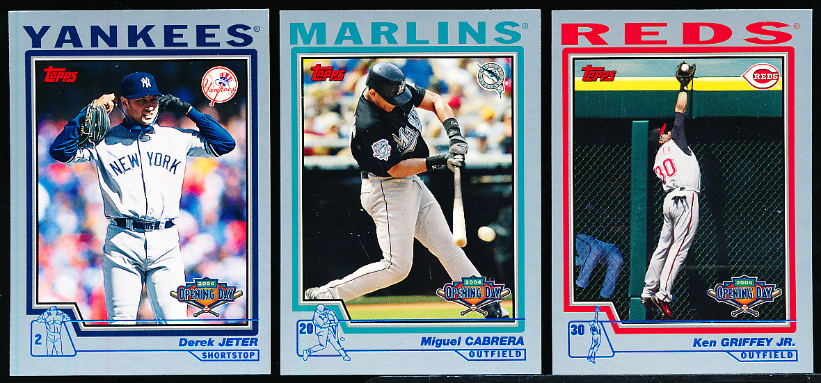 Lot Detail - 2004 Topps Opening Day Baseball Complete Set of 165