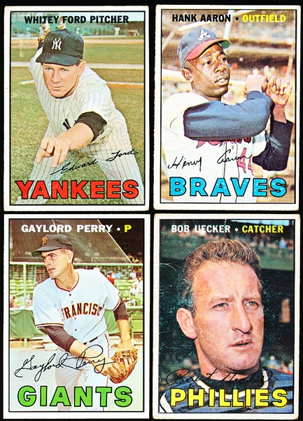 1967 Topps Bb- 4 Cards