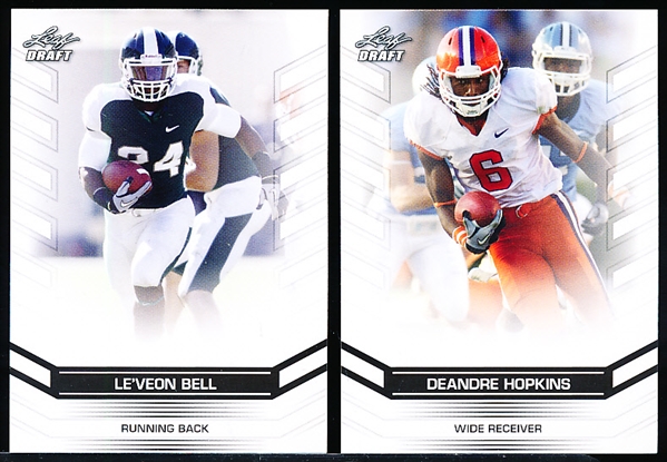 2013 Leaf Draft Football Complete Set of 100