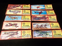 1980’s? “Power Prop Flying Gliders” Near Complete Set in Original Envelopes- 10 of 12