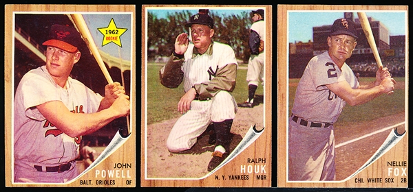 1962 Topps Bb- 5 Cards