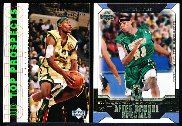 2003-04 UD Top Prospects Basketball Complete Set of 60 with “After School Specials” Insert Set of 14