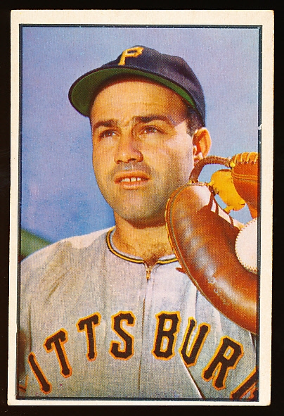 1953 Bowman Bb Color- #21 Joe Garagiola, Pirates