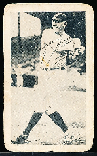 1922 W575-2 – Blank Back- Harry Heilmann, Detroit (“Autograph on Shoulder” Issue)