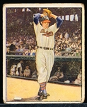 1950 Bowman Baseball- #6 Bob Feller, Indians- Low # Hall of Famer!