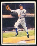1950 Bowman Baseball- #13 Ferris Fain, A’s- Low Series!