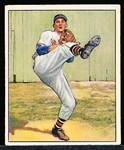 1950 Bowman Baseball- #19 Warren Spahn, Braves- Hall of Famer! 