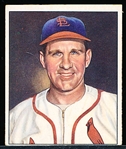 1950 Bowman Baseball- #35 Enos Slaughter, Cardinals