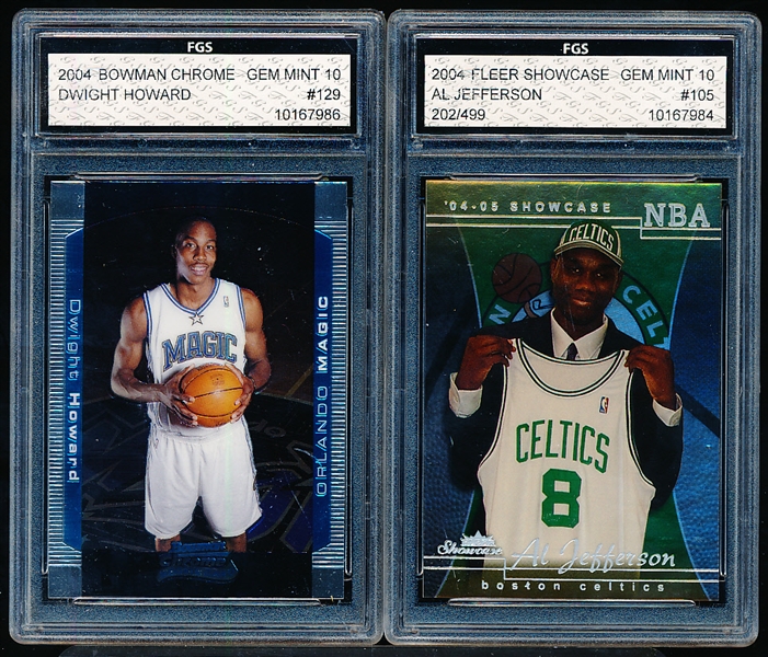 2004-05 FGS Graded GEM MINT 10 Basketball Cards- 7 Diff.- FGS is Finest Grading Service