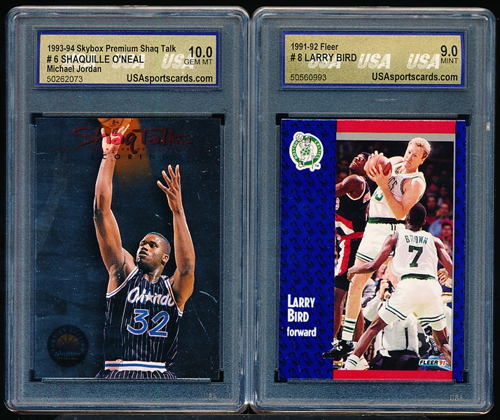 Four Diff. USA Graded Basketball Cards- USA is Ultimate Sportscard Authority