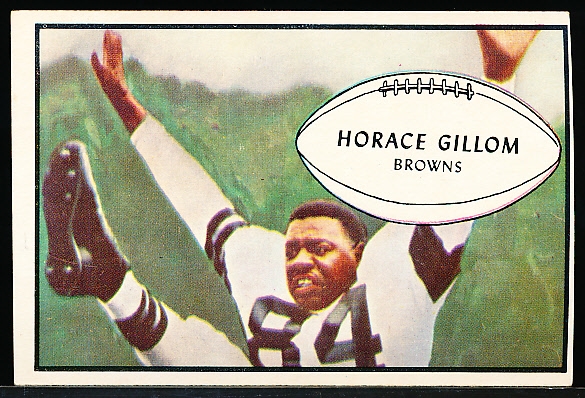 1953 Bowman Football- #40 Horace Gillom, Browns