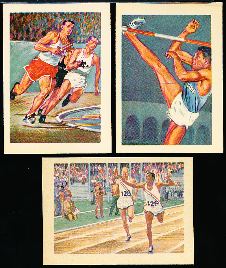 Lot Detail - 1956 Adventure Track And Field Sports- 5 Diff. Cards