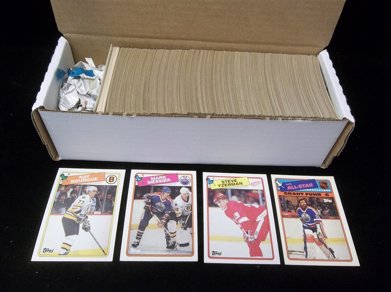 1988-89 Topps Hockey- Approx. 450 Cards