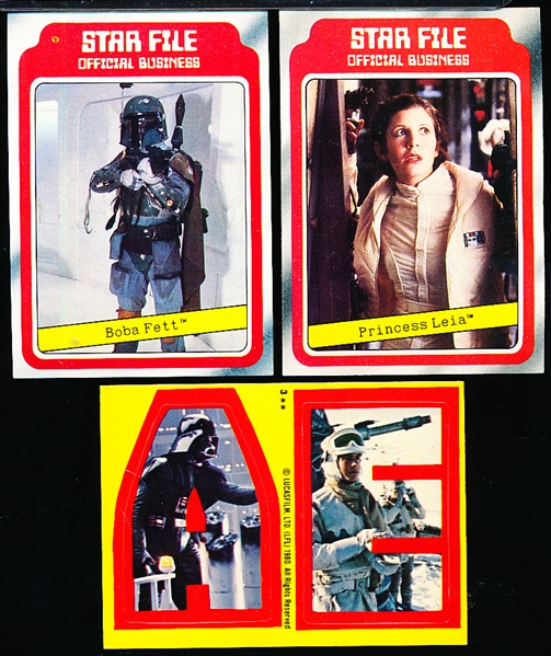 1980 Topps “The Empire Strikes Back Series 1”- 1 Complete Set of 132 Cards with 33 Stickers