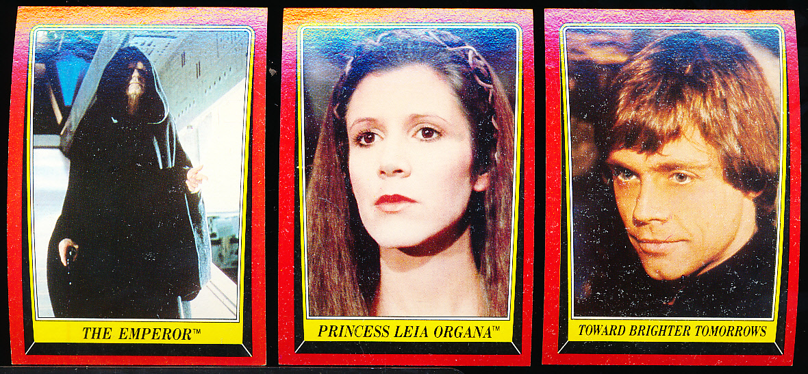 1983 return of the jedi cards