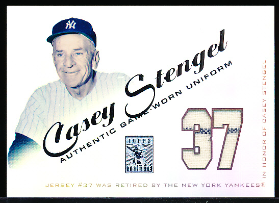 Sold at Auction: CASEY STENGEL GAME USED BASEBALL JERSEY YANKEES