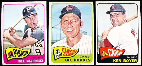 1965 Topps Bb- 5 Cards