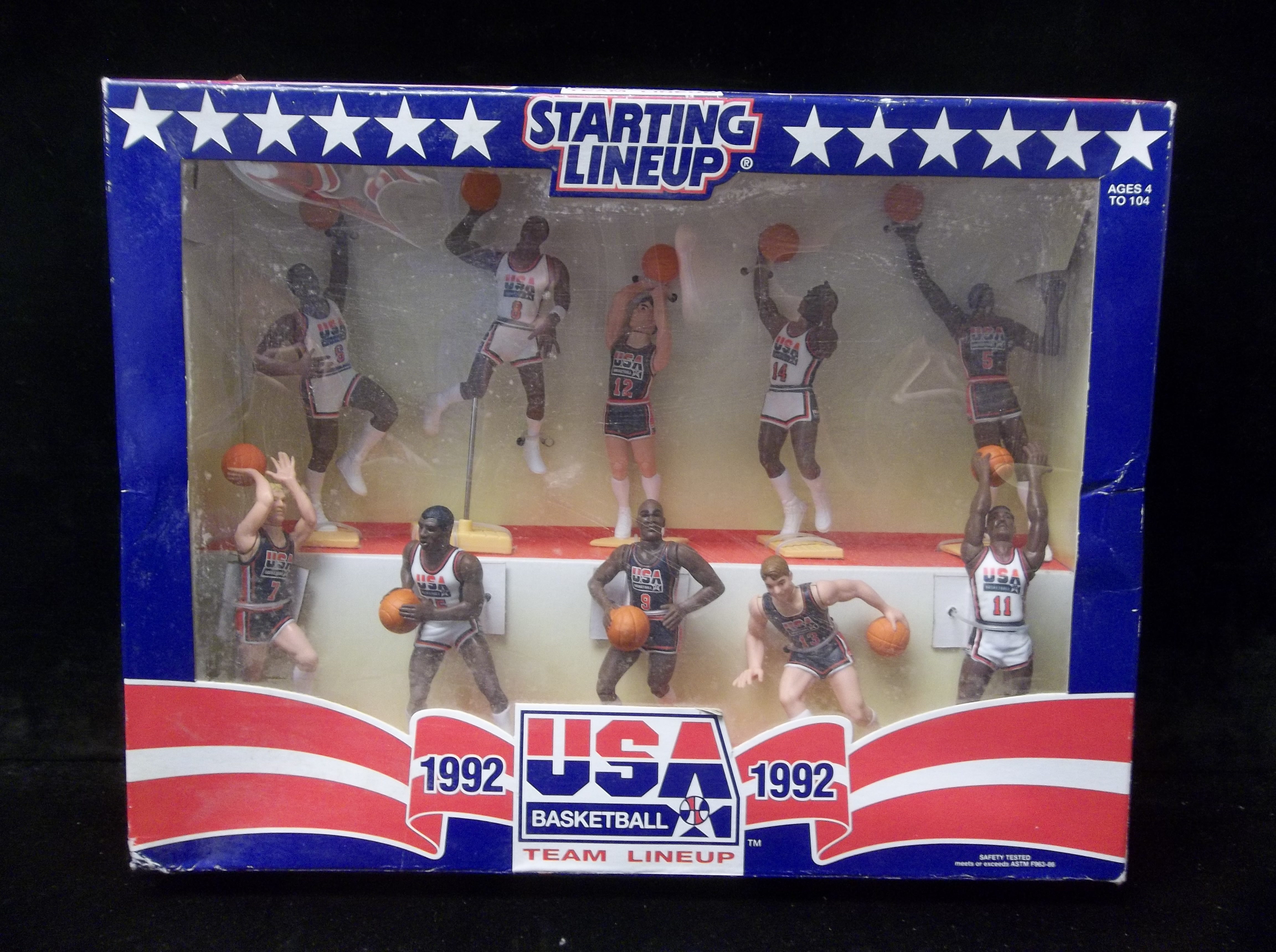 1992 kenner starting lineup usa basketball olympic box set