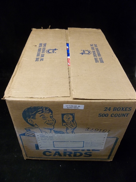 1987 Topps Baseball Vendor Box Case of 12,000 Asst. Cards